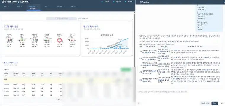 재고 현황 — AI 분석