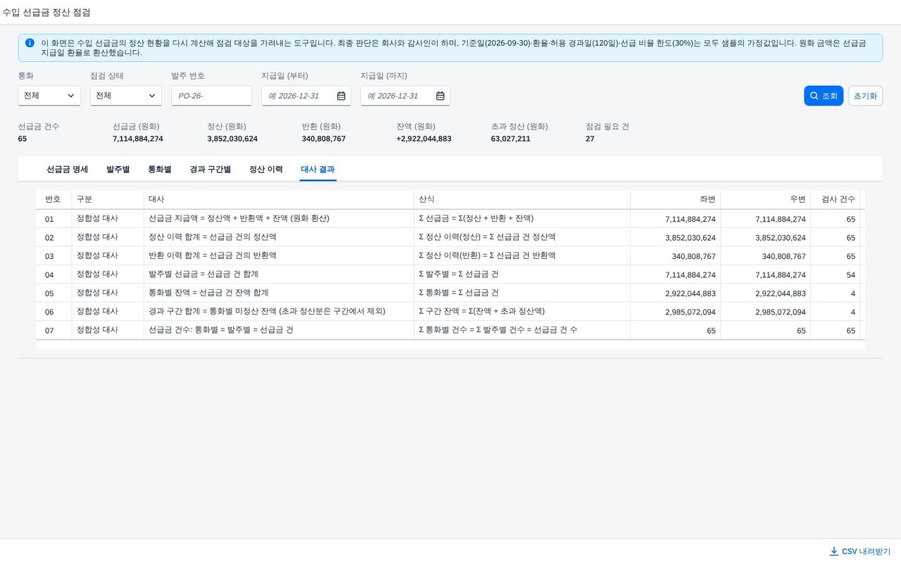대사 결과 대사 결과