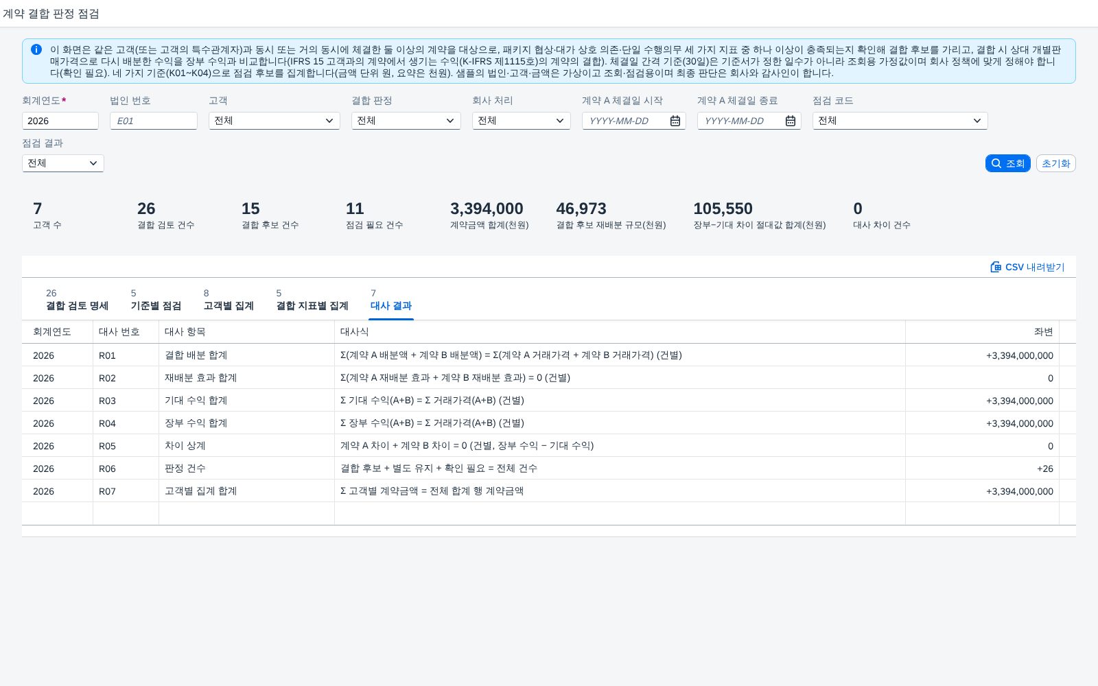 대사 결과 대사 결과
