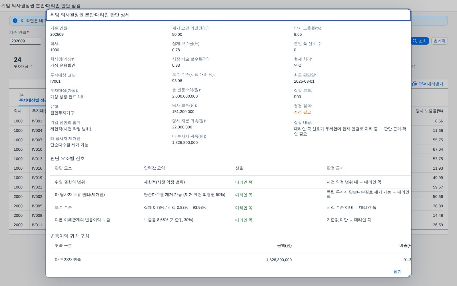 투자대상 상세 팝업