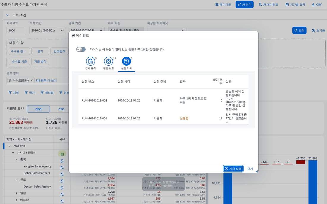활동 기록