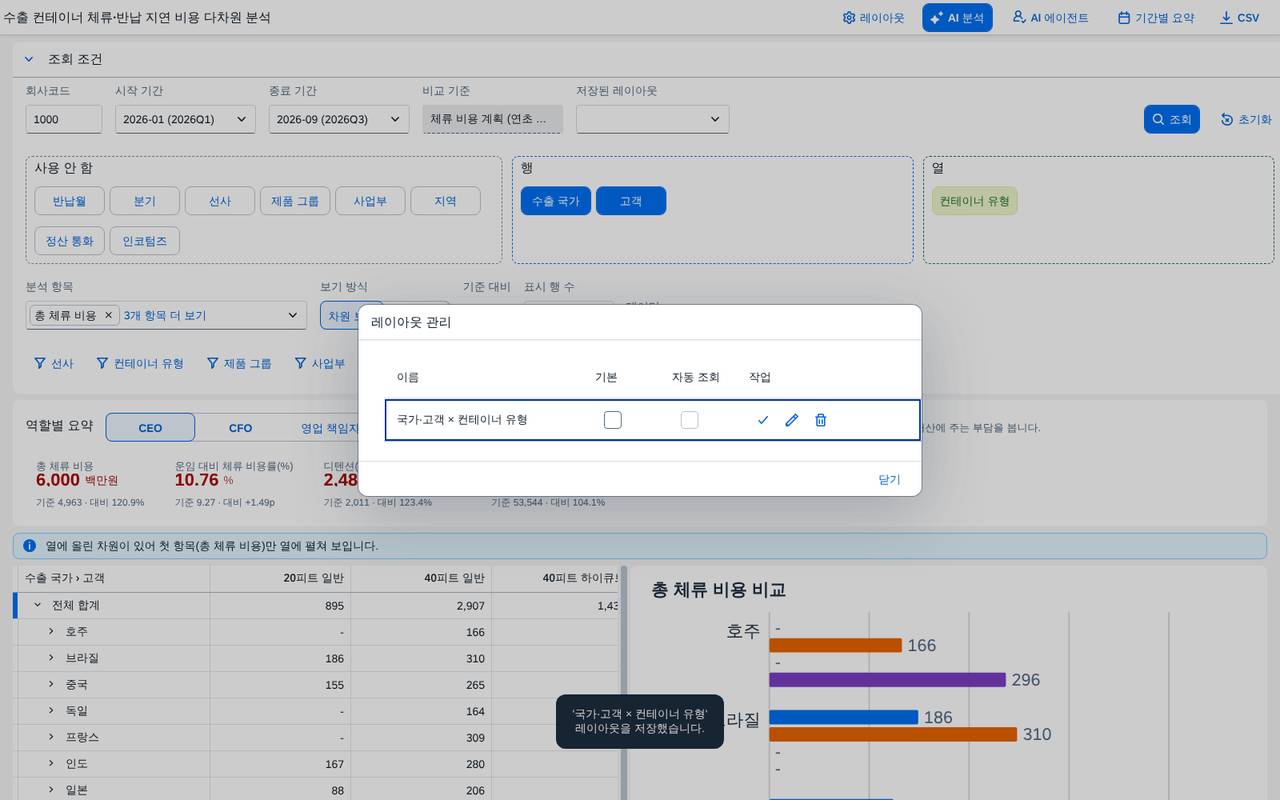 레이아웃 관리