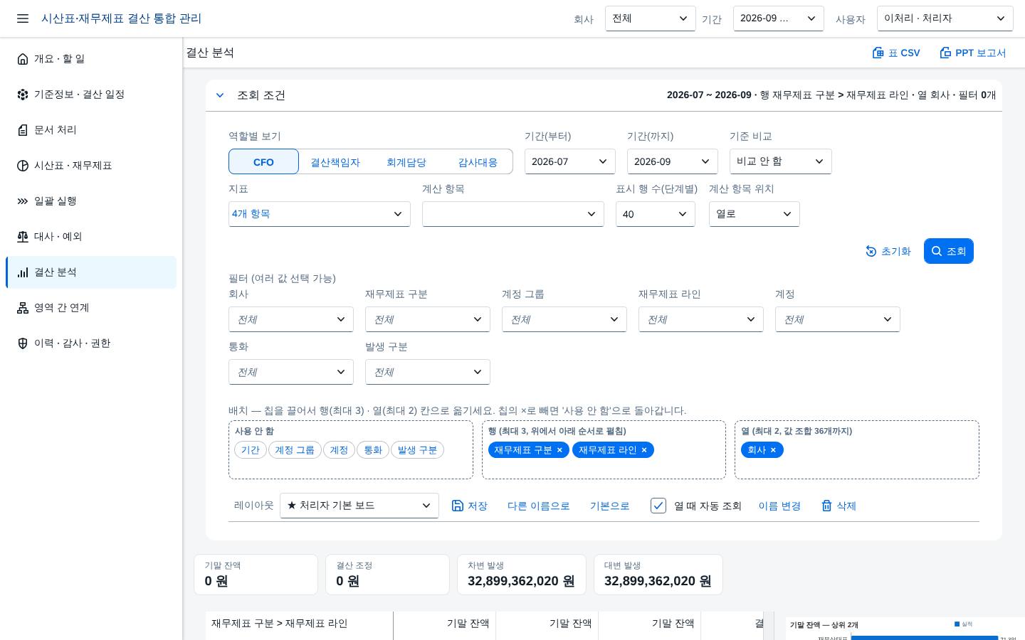 축 전환 — 서버 재호출 없이 다시 묶기