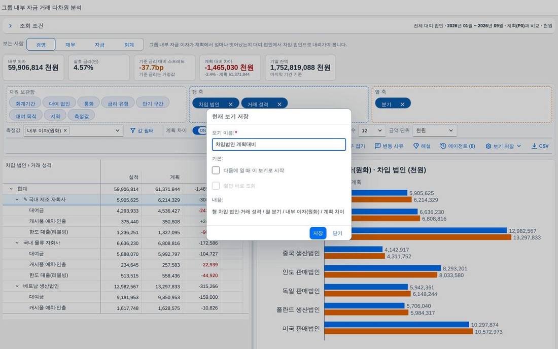 보기 저장 창 보기 저장 창