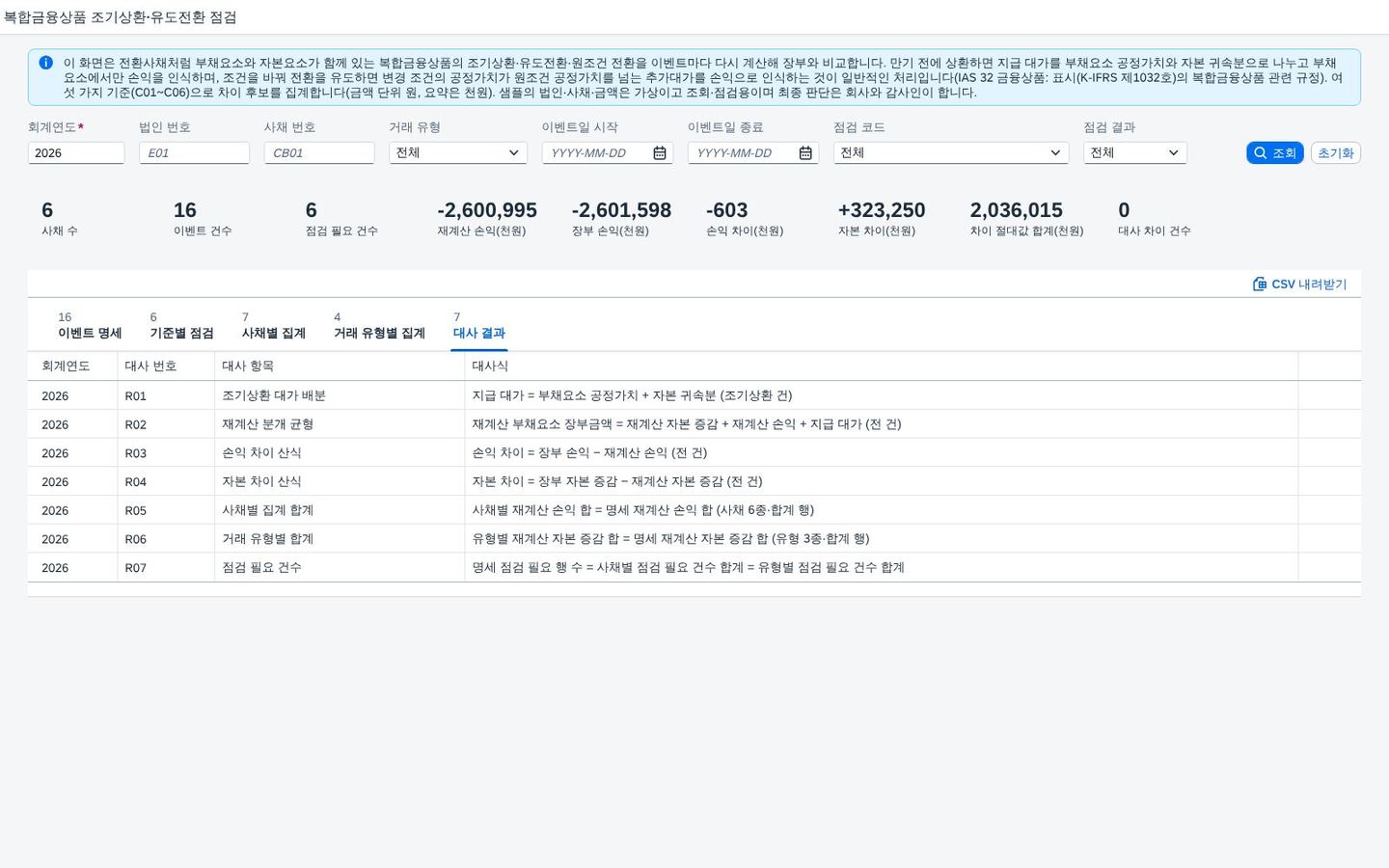 대사 결과 대사 결과