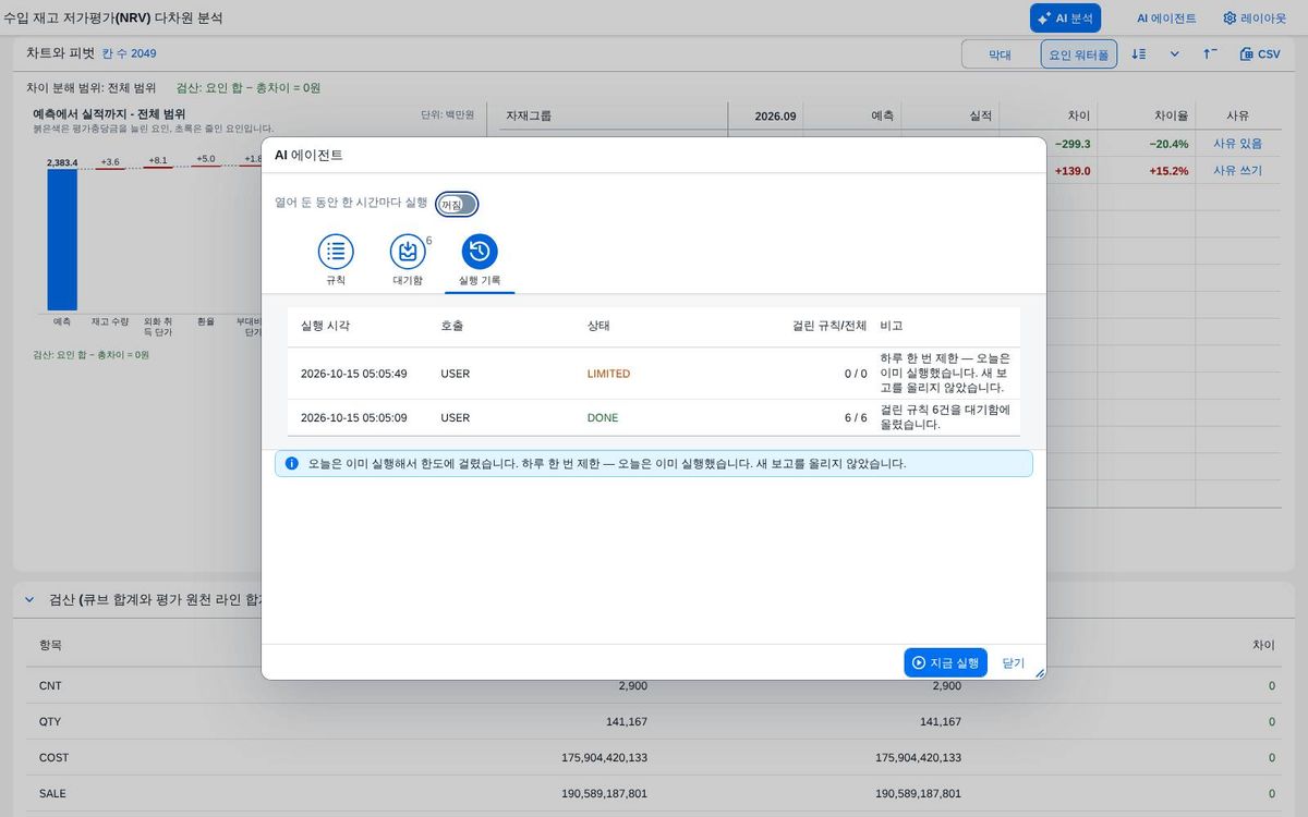 활동 기록