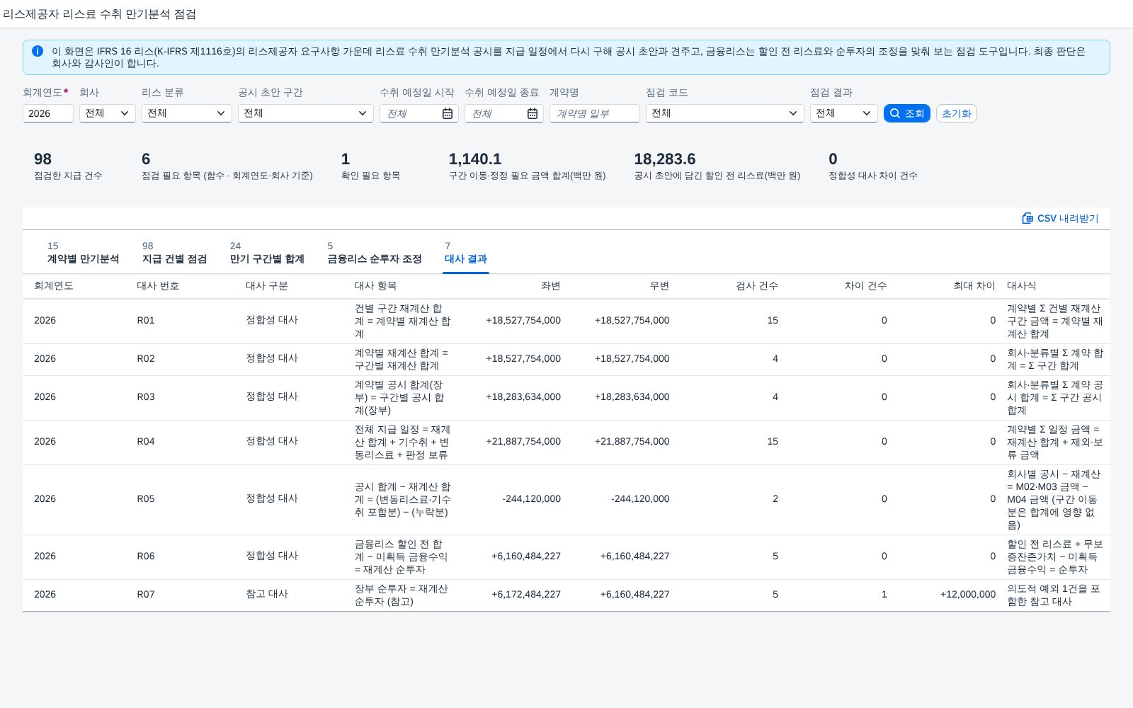 대사 결과 대사 결과