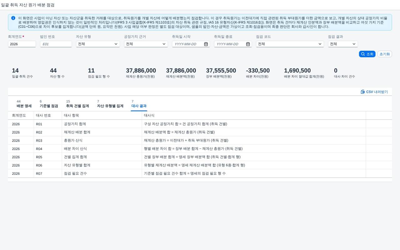 대사 결과 대사 결과