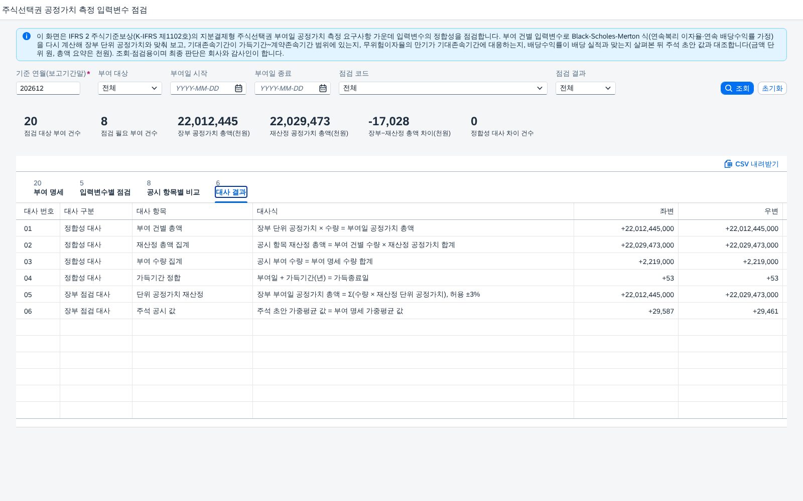 대사 결과 대사 결과