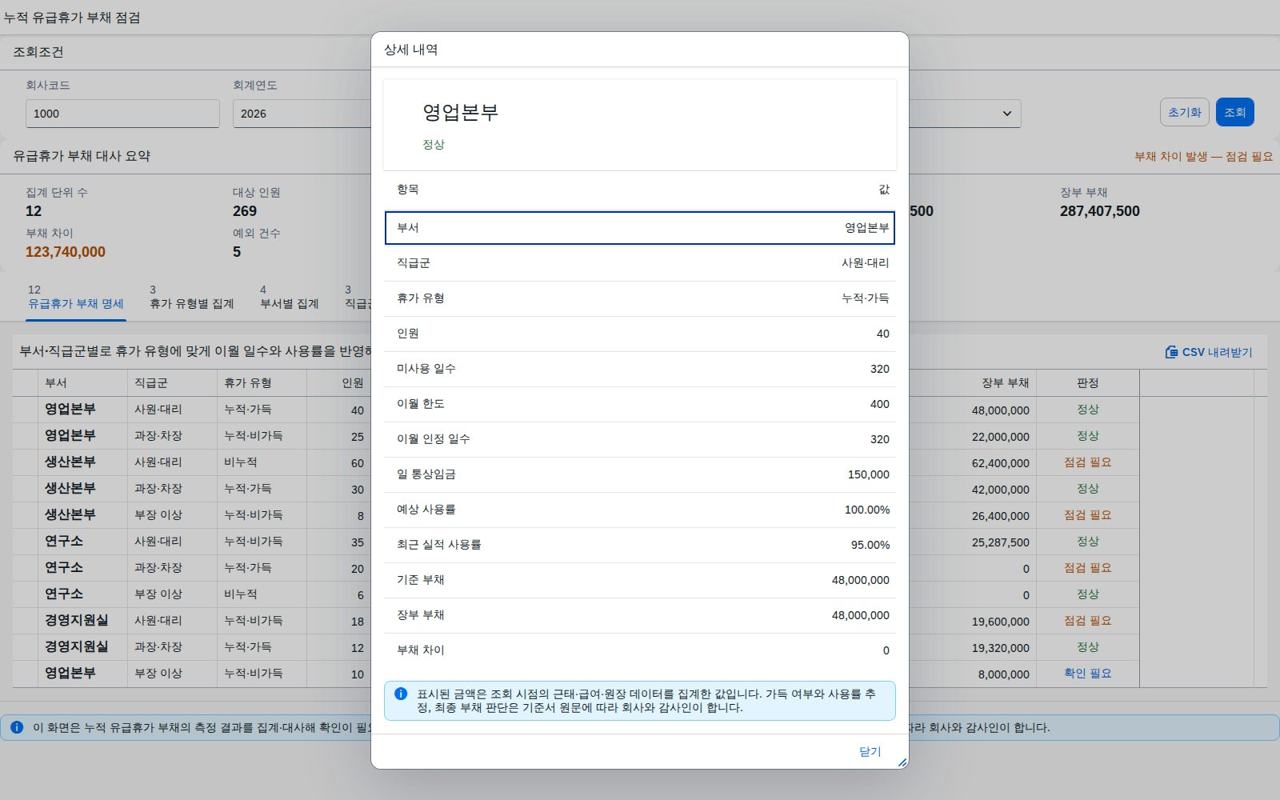 상세 내역 다이얼로그