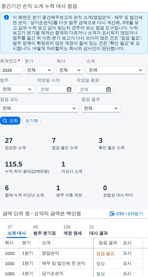 좁은 화면 좁은 화면