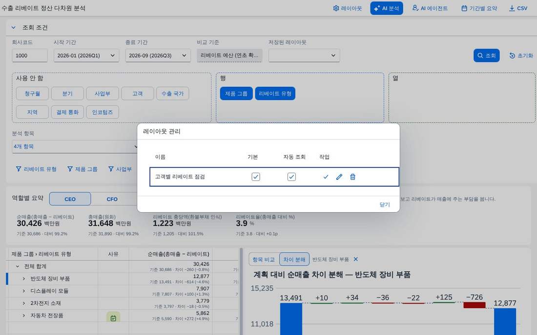 레이아웃 관리