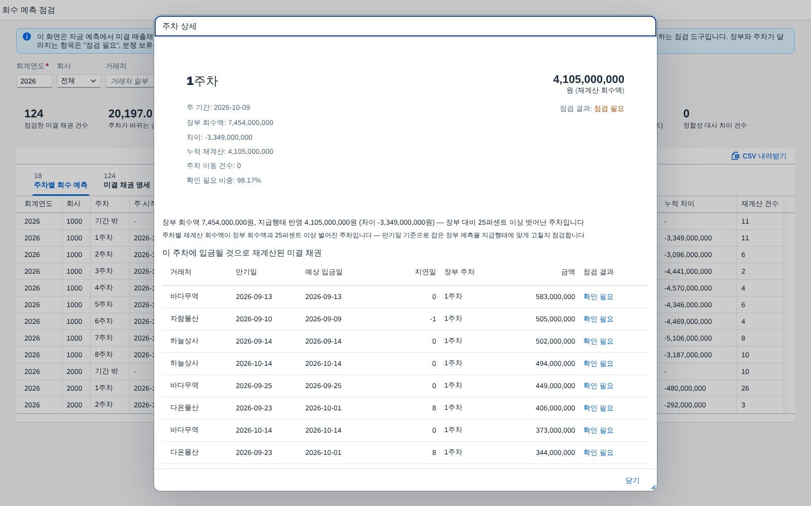 주차 행을 눌러 열린 상세 주차 행을 눌러 열린 상세