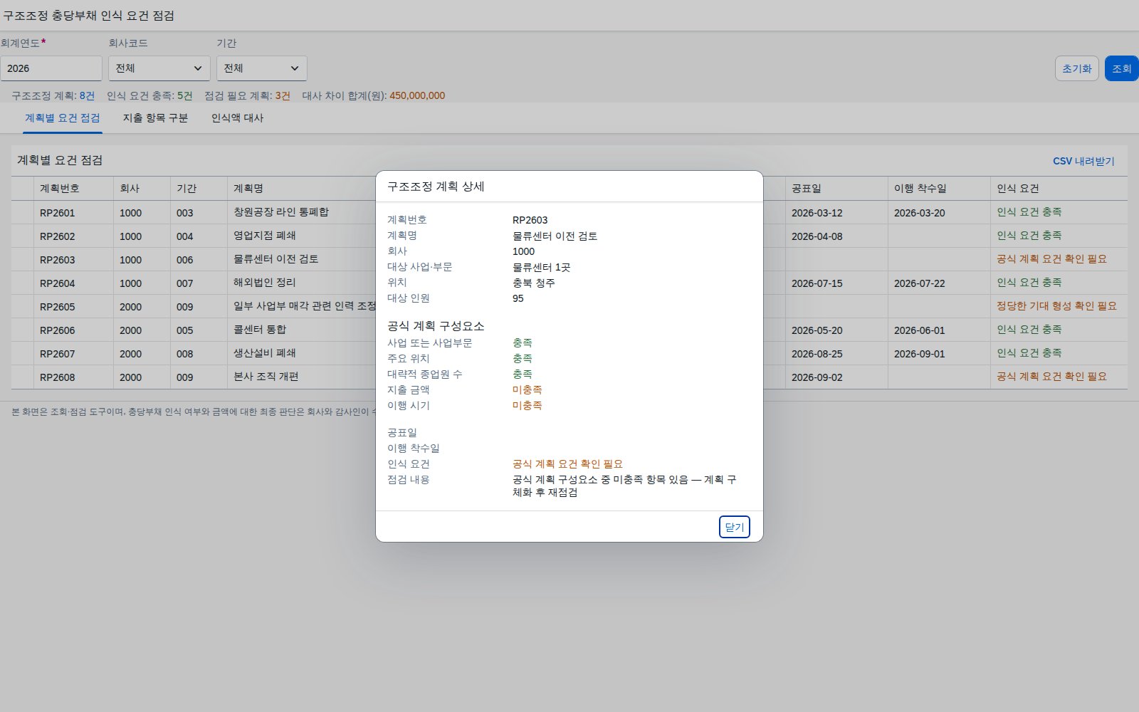 계획 상세 다이얼로그 계획 상세 다이얼로그