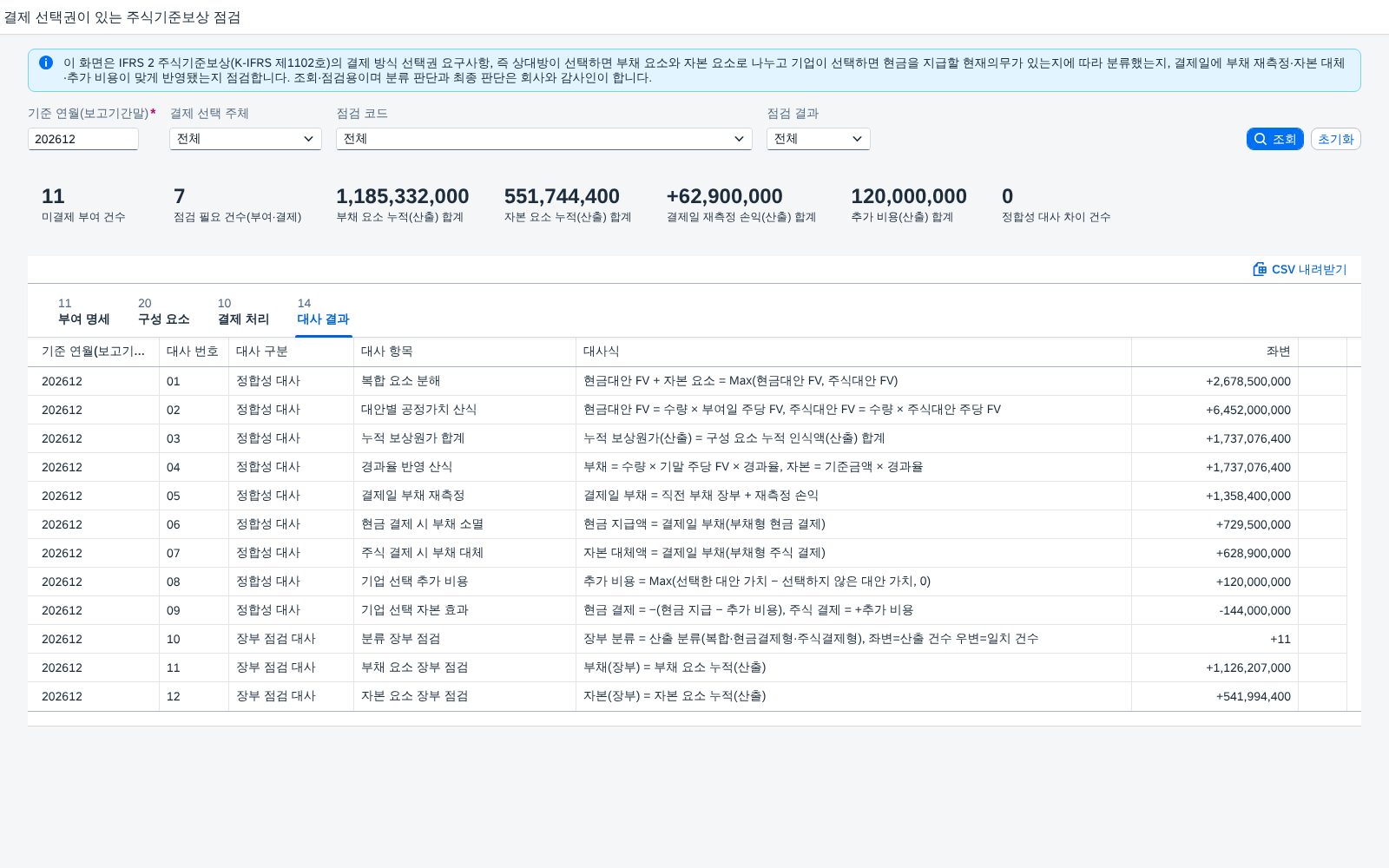 대사 결과 대사 결과