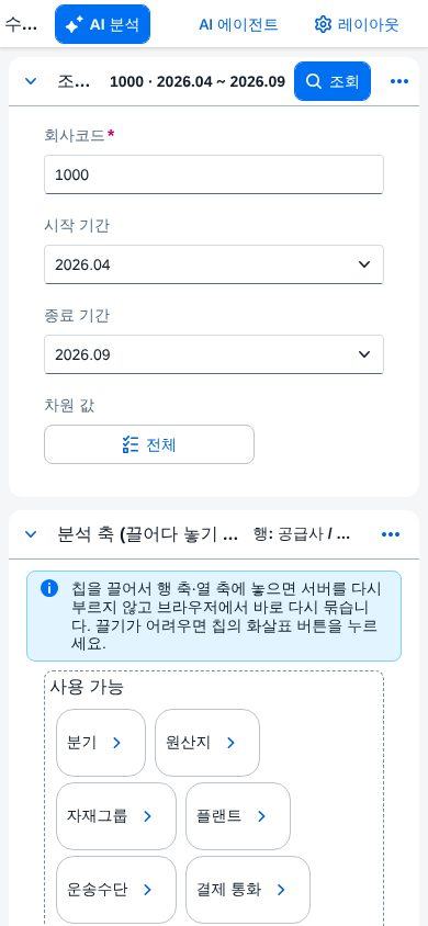 좁은 화면 390px
