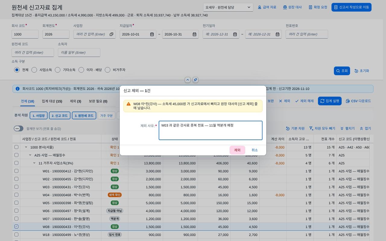 제외