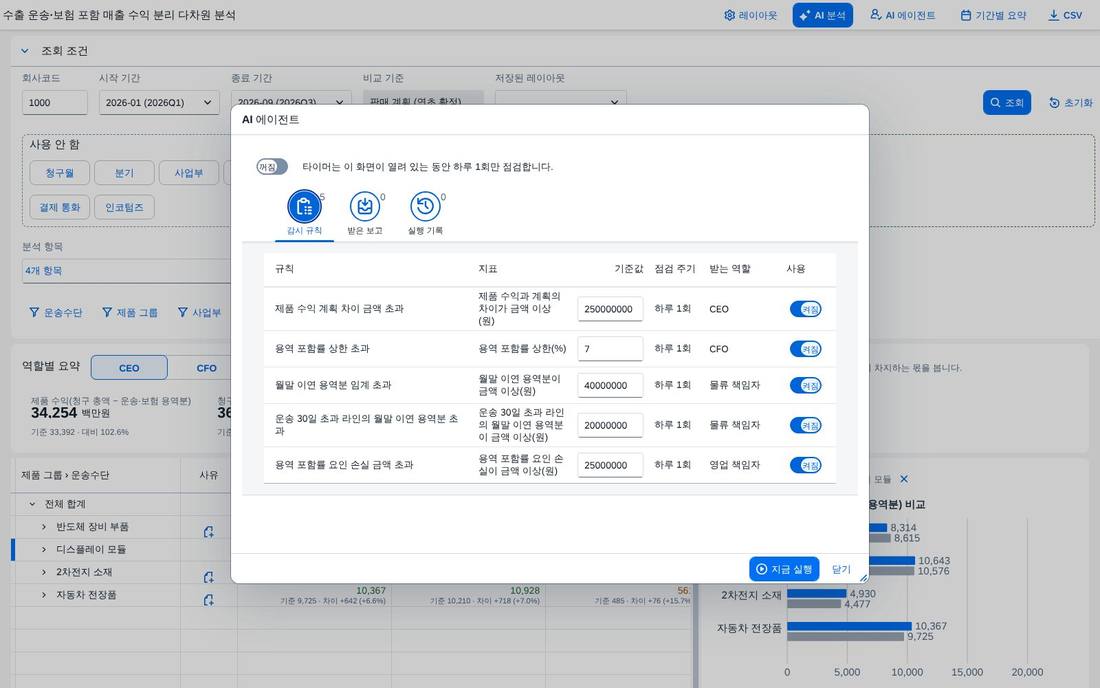 에이전트 감시 규칙